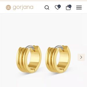 Gorjana Reed hoops